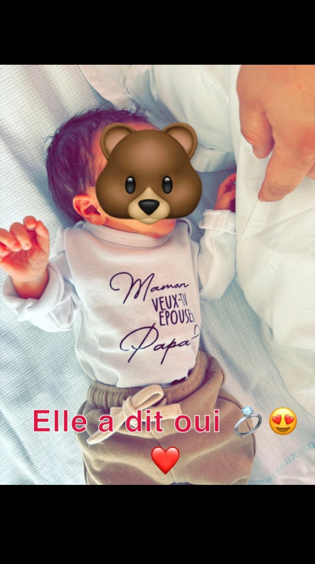 Body annonce mariage – “Maman, veux-tu épouser Papa ?” 💍 | Body bébé original, demande en mariage surprise, idée cadeau romantique