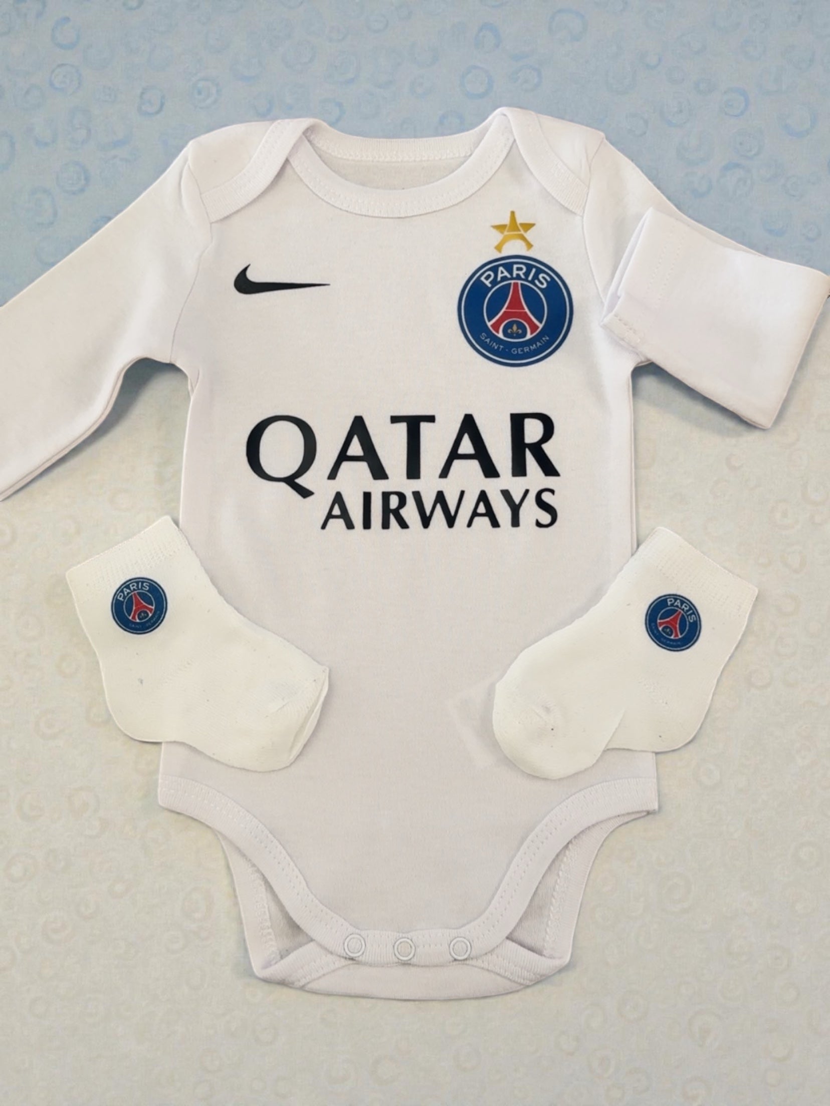 Body bébé football parisien | Ensemble naissance supporter