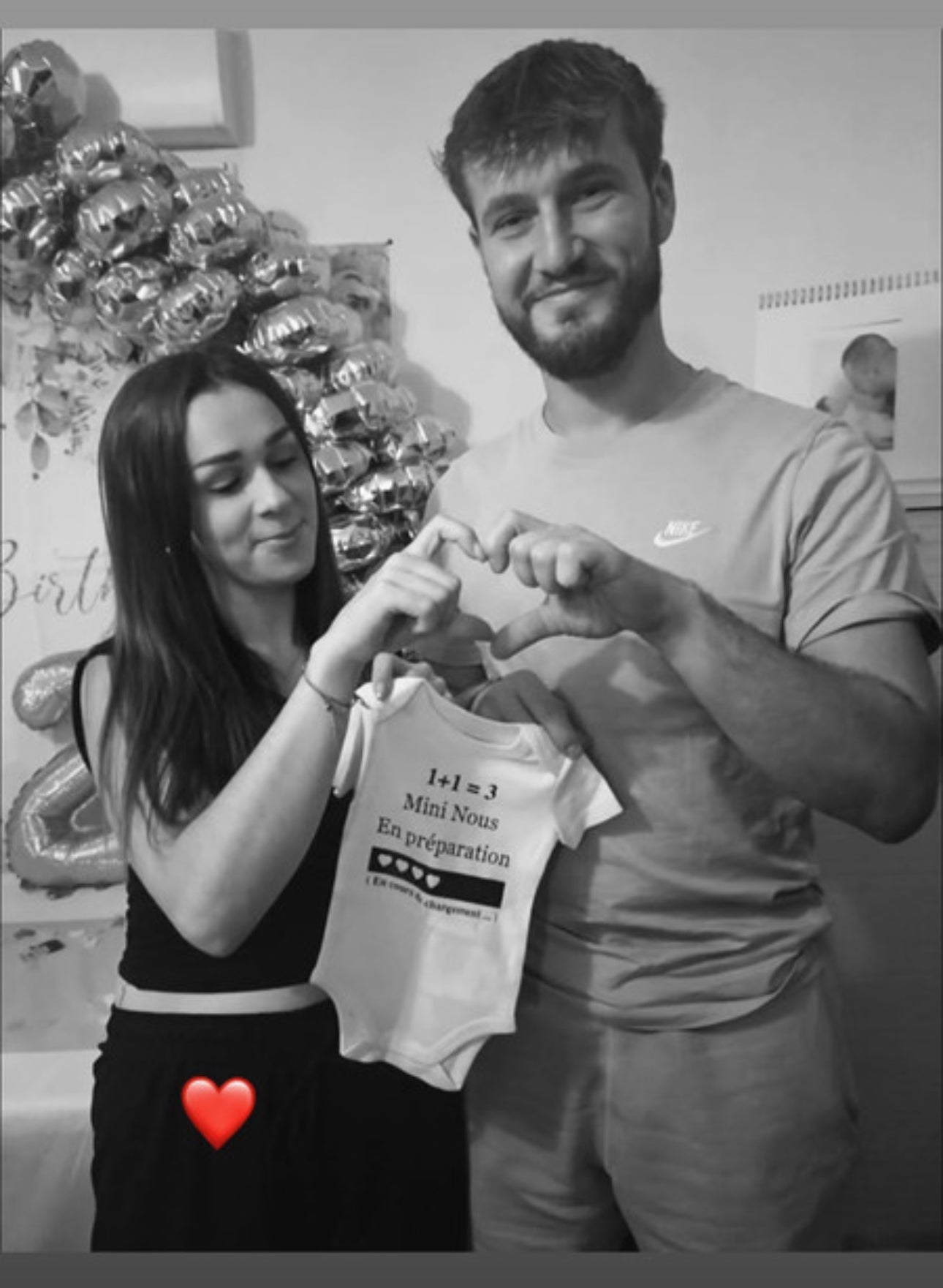 Body annonce grossesse – “1 + 1 = 3 Mini Nous en préparation” 👶 | Cadeau original future maman & papa, idée révélation bébé