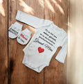 Body et moufles “Annonce Grossesse Mamie” – Cadeau surprise futur Grand-Mère | Idée originale pour révéler une grossesse
